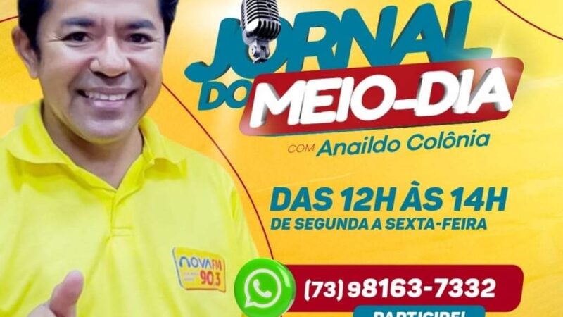 ANAILDO  ESTÁ  BOMBANDO  NA NOVA  FM