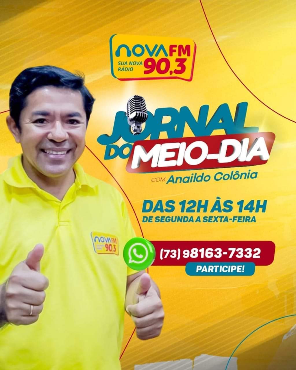 ANAILDO  ESTÁ  BOMBANDO  NA NOVA  FM