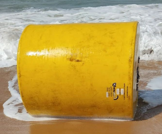 Material não radioativo é encontrado na Praia dos Lençóis em Sta. Cruz Cabrália