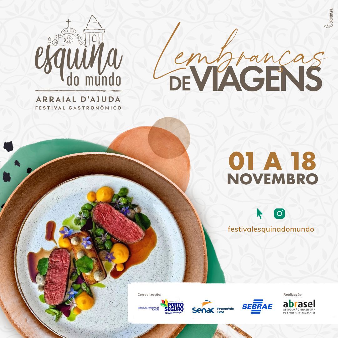 5º FESTIVAL GASTRONÔMICO ESQUINA DO MUNDO ABRE INSCRIÇÕES