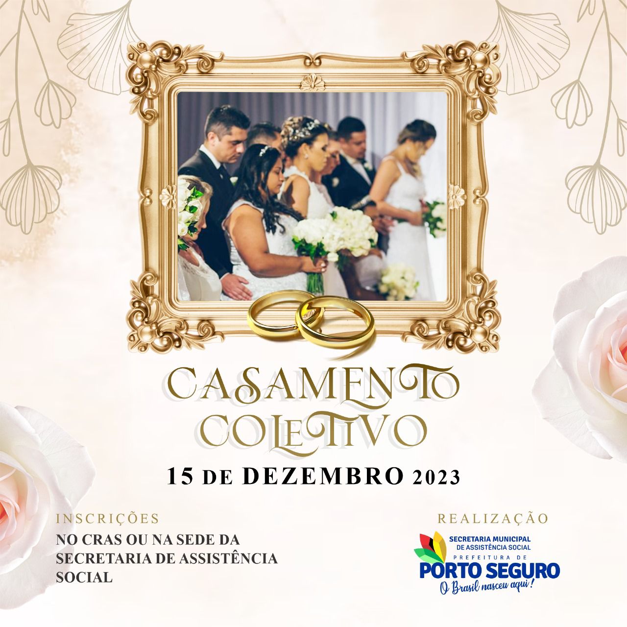 Prefeitura de Porto Seguro promoverá Casamento Coletivo