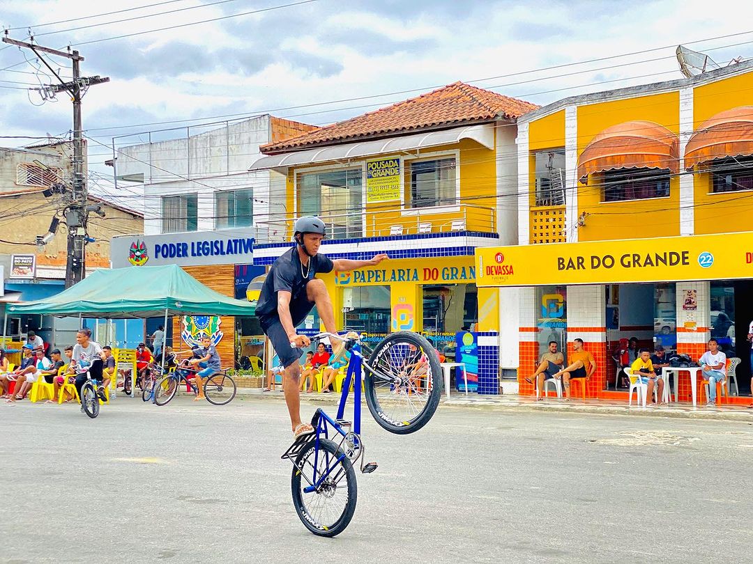 1º Grau de Bike reúne dezenas de praticantes da modalidade em Itagimirim