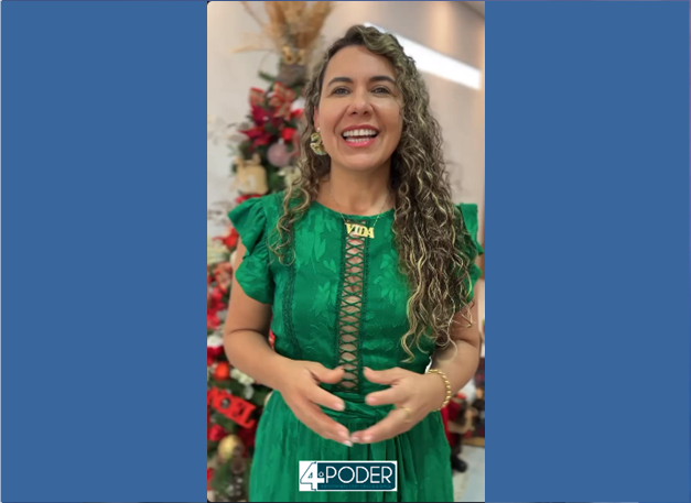 Prefeita Cordélia Torres divulga mensagem de Natal para todos eunapolitanos