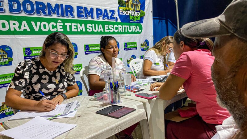 Programa “Escritura Legal” cadastra mais de 300 famílias no bairro Vila Olímpica