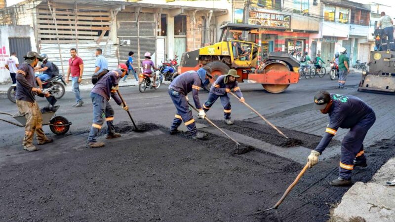 Importante via de ligação entre Baianão e Paraguai, Rua da Paz recebe pavimentação asfáltica de qualidade