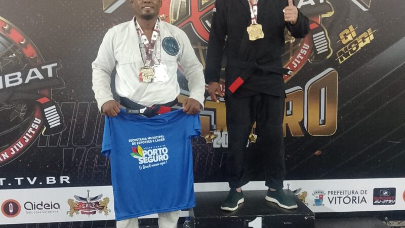 Atleta de Porto Seguro conquista medalhas em mundial de jiu-jitsu