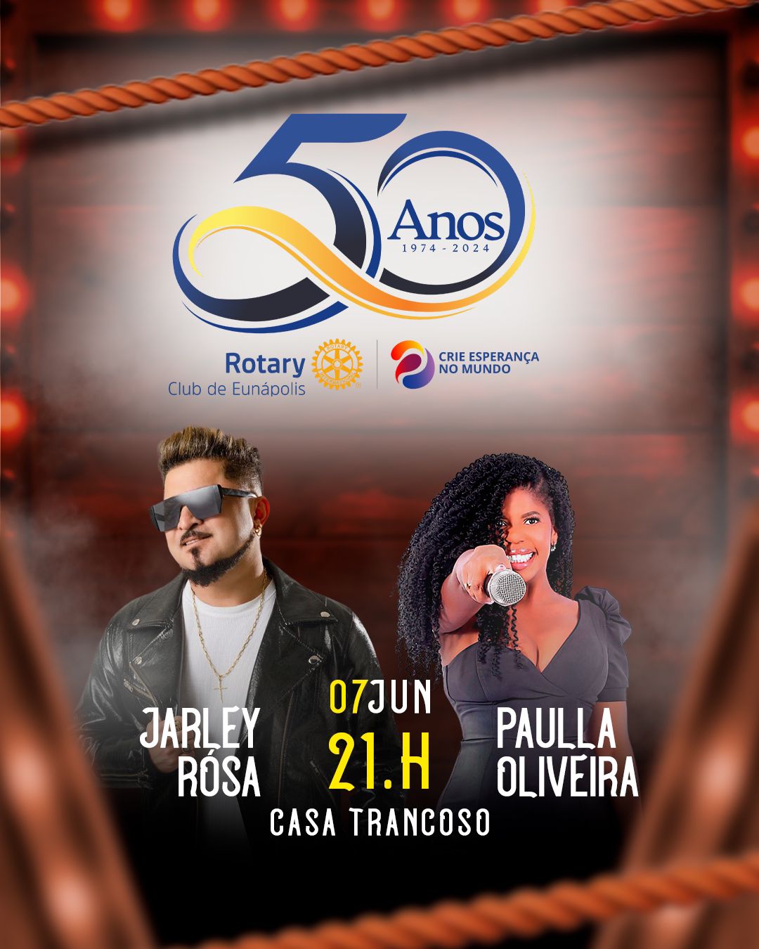 ROTARY  CLUB  DE EUNAPOLIS 50 ANOS