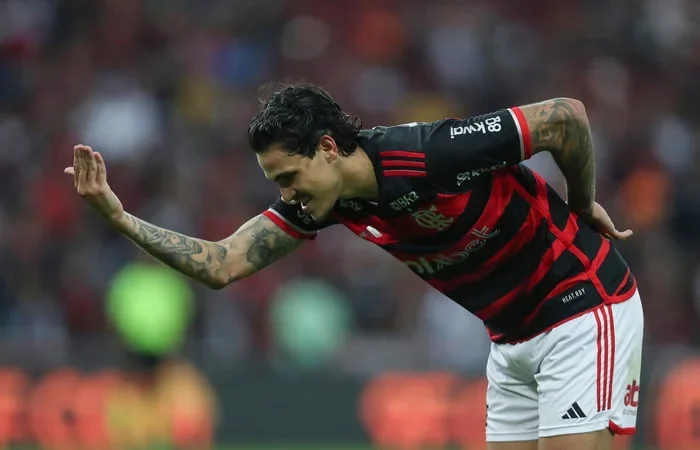 Com oito gols marcados em 16 jogos, Pedro é o artilheiro do Brasileirão e do Flamengo na temporada de 2024