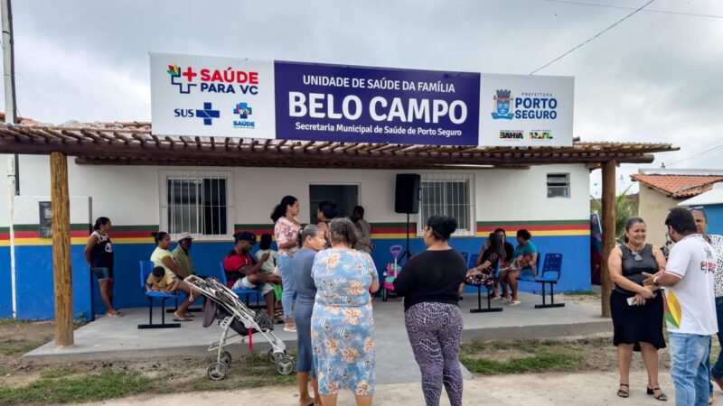 INAUGURAÇÃO DA NOVA UNIDADE DE SAÚDE DA FAMÍLIA BELO CAMPO