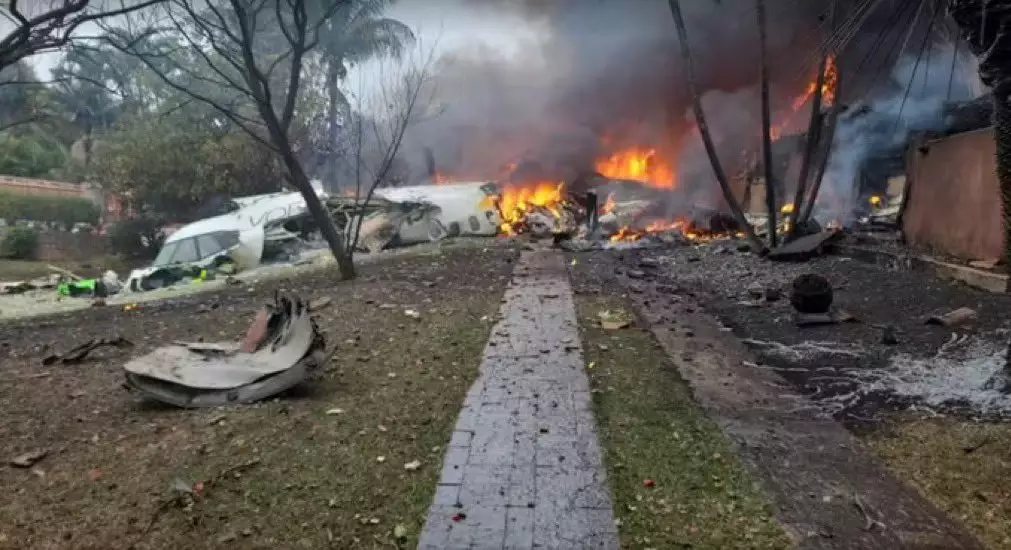 Avião que caiu no interior de São Paulo despencou quase 4 mil metros em 1 minuto