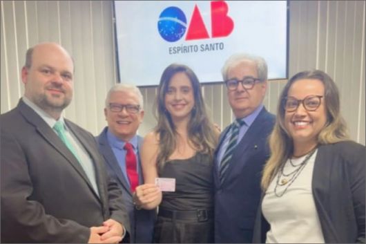 Advogado de Eunápolis Raimundo Galvão participa de solenidade de entrega de carteiras na OAB/ES