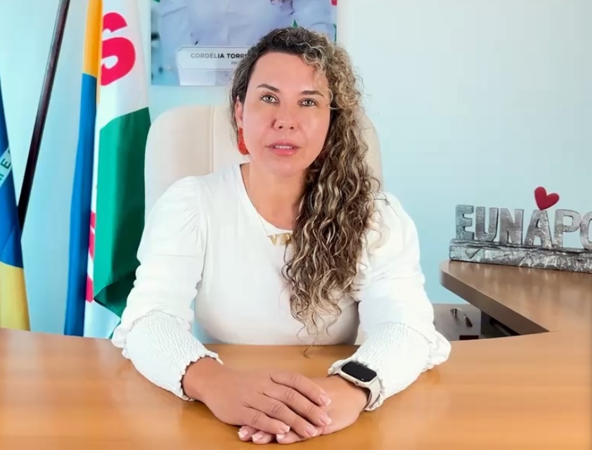 Pronunciamento da Prefeita Cordélia