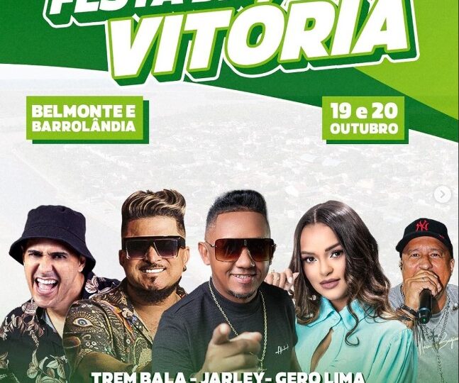 Iêdo Elias anuncia Festa da Vitória no distrito de Barrolândia e na sede do município de Belmonte