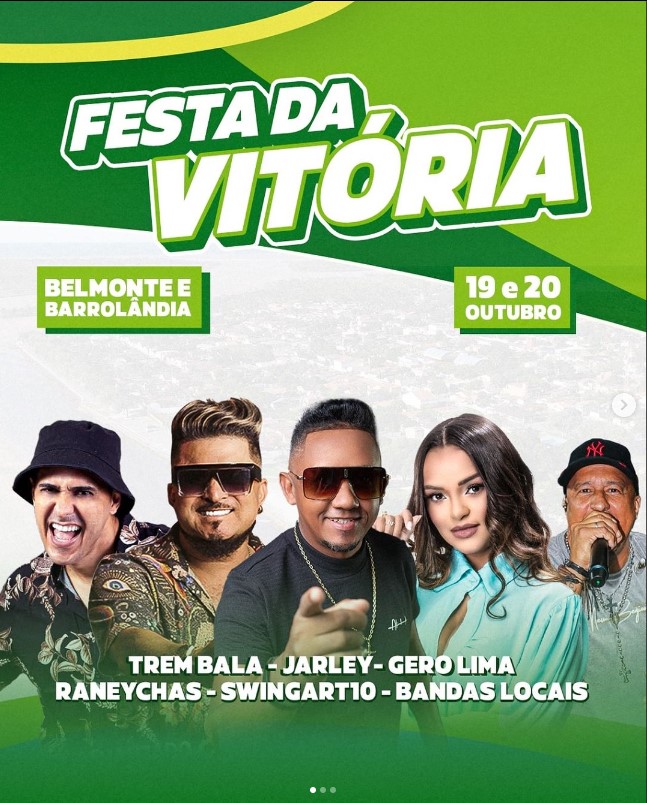 Iêdo Elias anuncia Festa da Vitória no distrito de Barrolândia e na sede do município de Belmonte