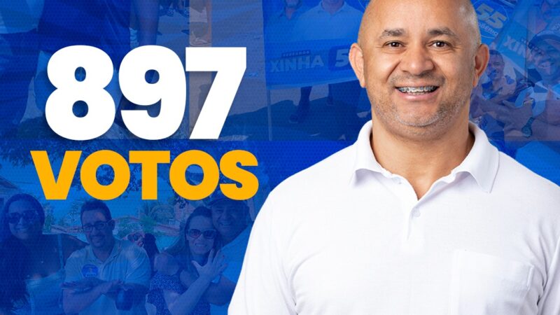 Xinha agradece aos 897 votos