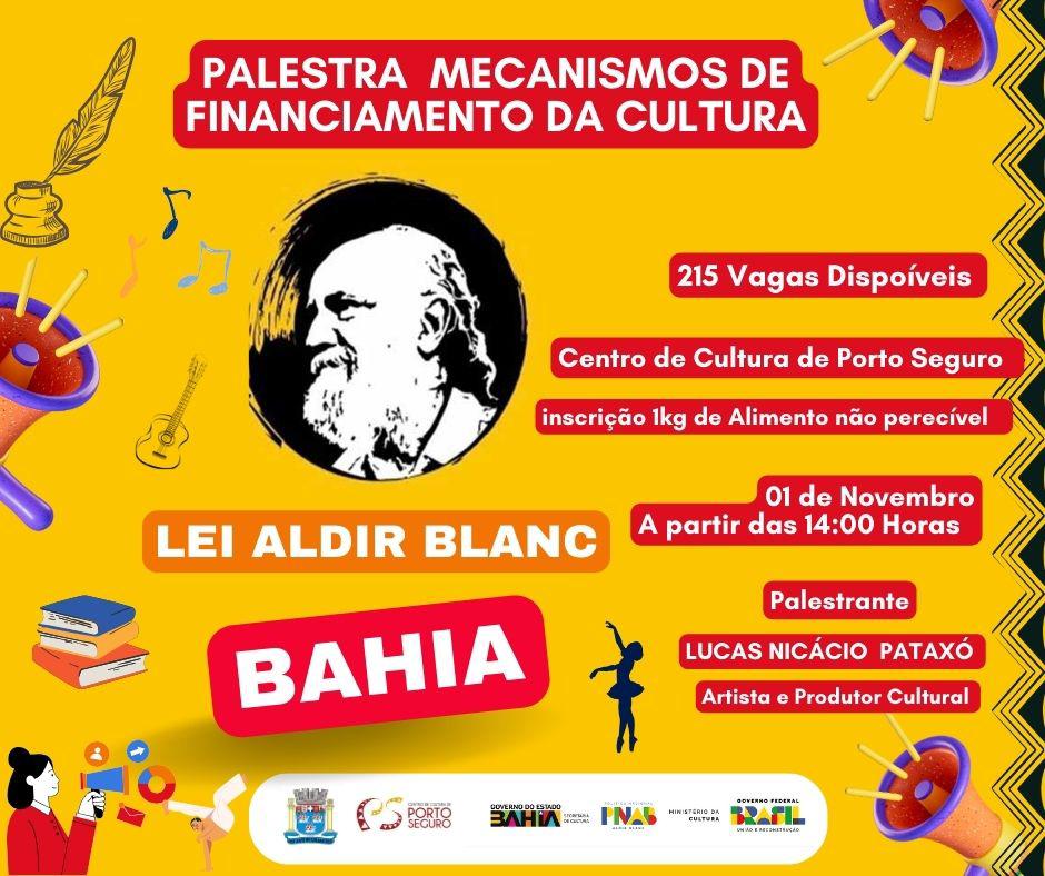 Lei Aldir Blanc irá contemplar mais de mil projetos culturais na Bahia